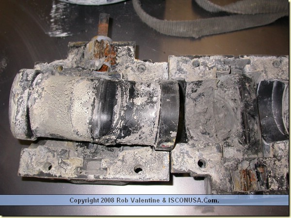 Damaged Pinch Valve